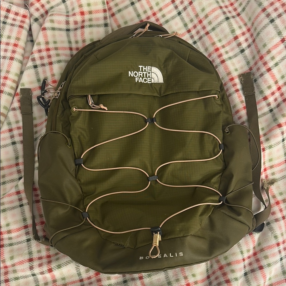 The North Face Military Olive Borealis Backpack